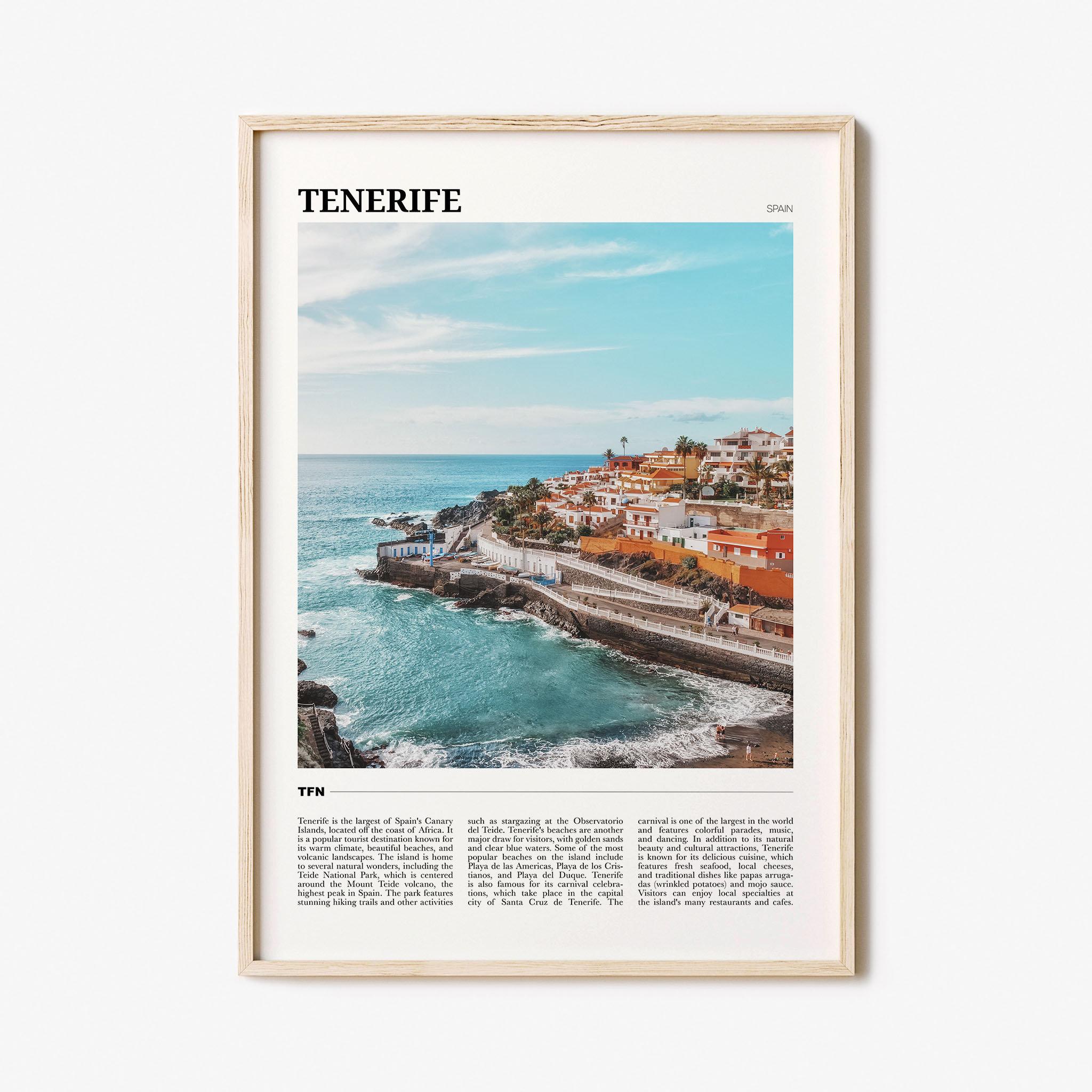 Tenerife Travel Poster, Tenerife Wall Art, Tenerife Poster Print ...